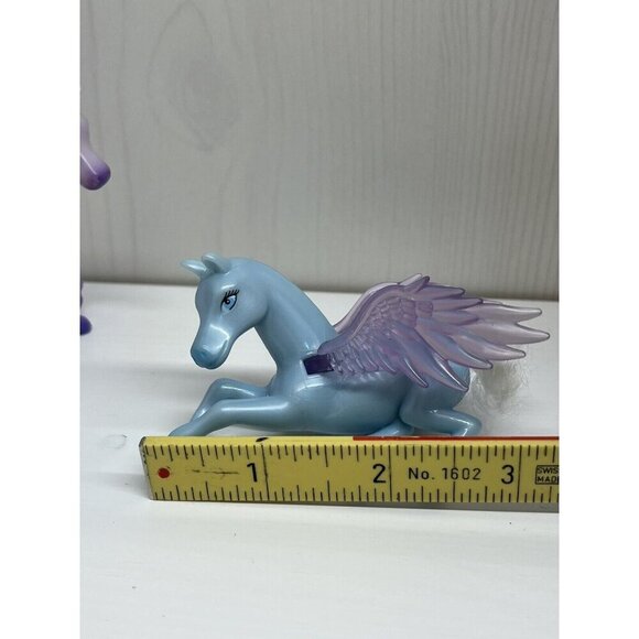 Vintage Barbie magic of pegasus Magical Mini Ponies Set Of 4 Mattel 2004 - Picture 6 of 16